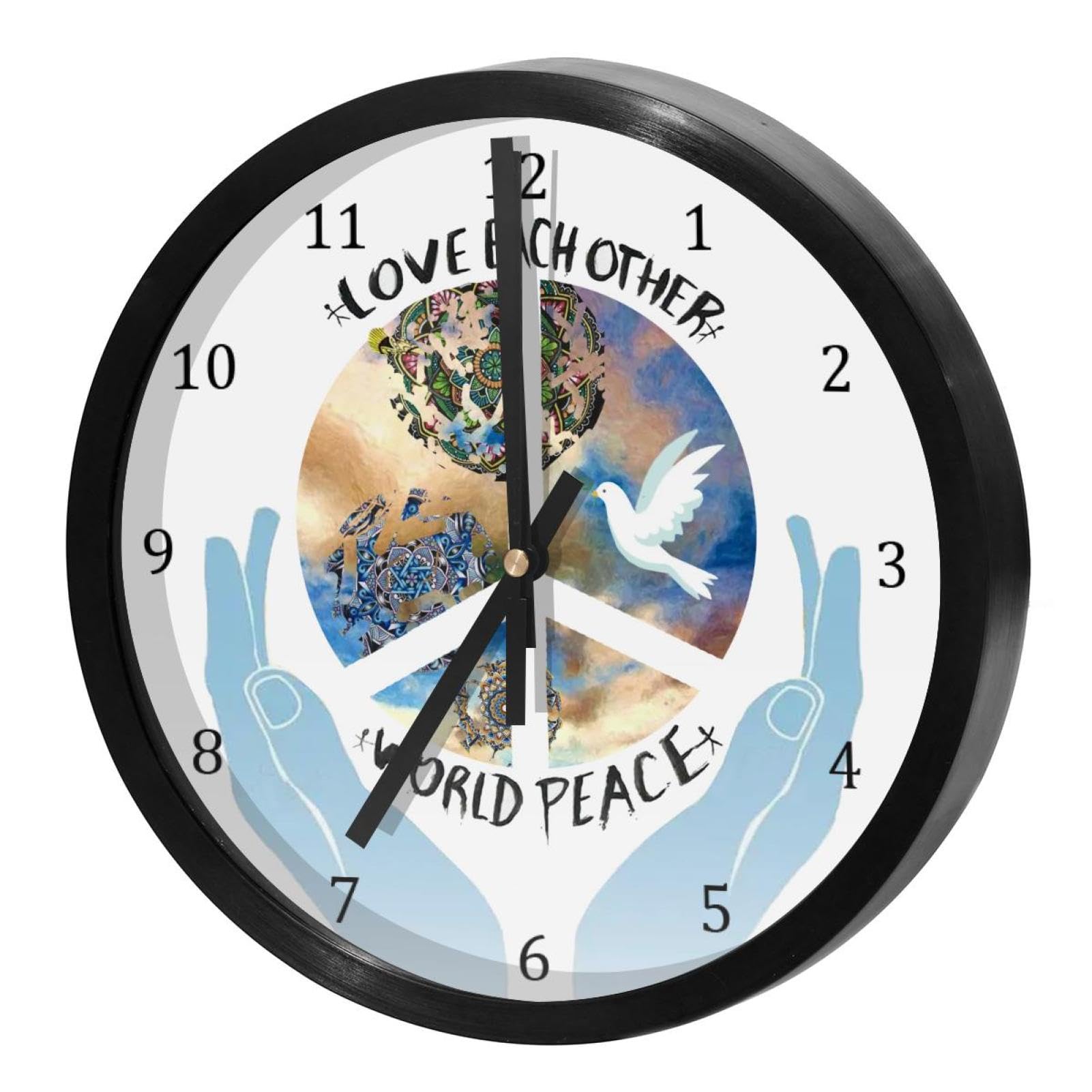 Horloge murale sans tic-tac à quartz pour éliminer les bruits de bureau