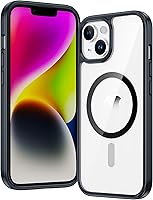 Vista 193 de FNTCASE Funda para iPhone 15 Plus: Fundas magnéticas transparentes para teléfono con protector de pantalla compatible con Magsafe Slim Anti