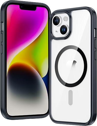 Miniatura 1262 de Fntcase Funda para iPhone 15 Plus y 14 Plus de 6.7 pulgadas, magnética, a prueba de golpes de grado militar, antiamarilleo, delgada, protectora