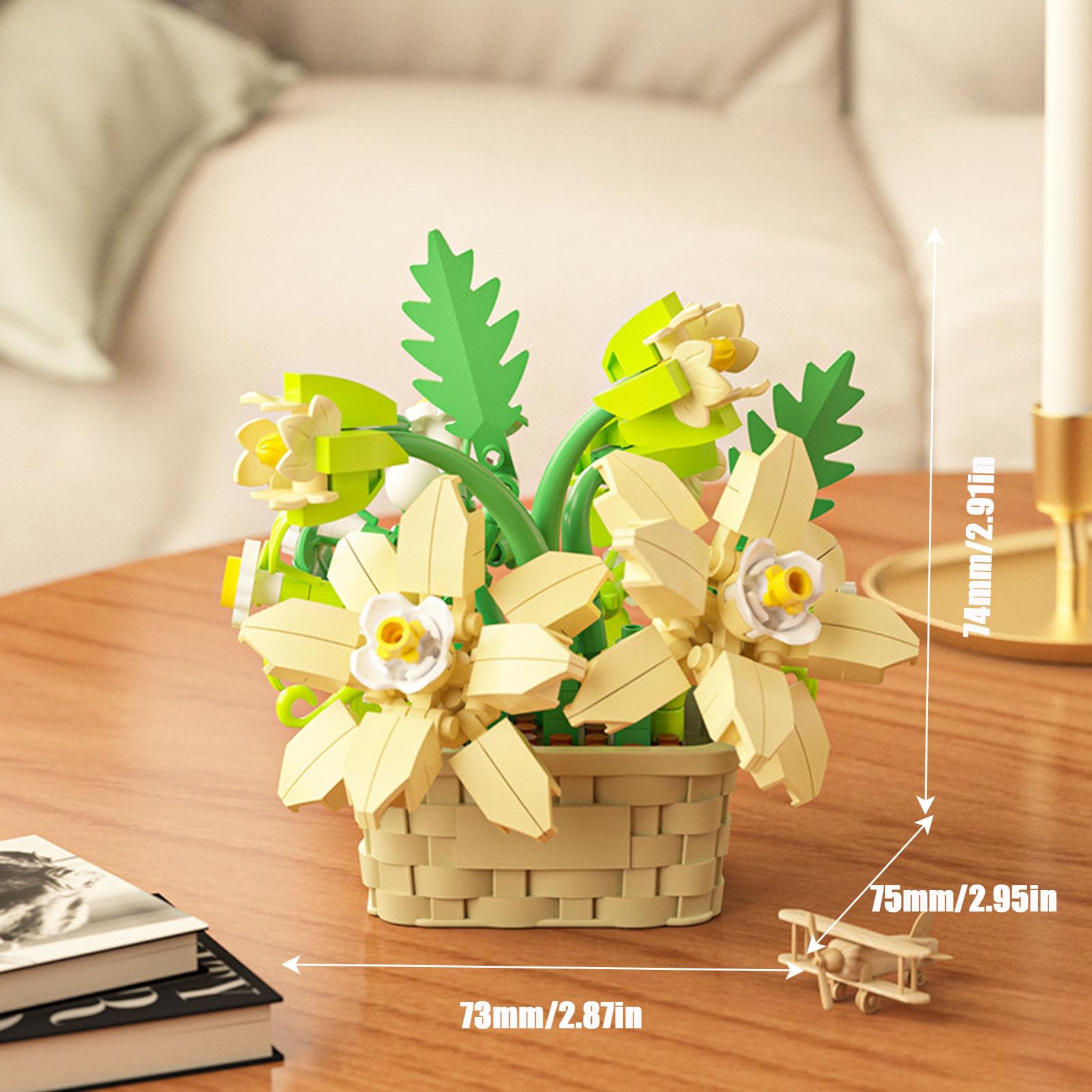 Amazon.com: Vilbocr Mini Flowers Building Block Set,Flower Blocks