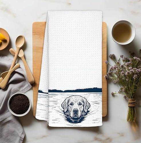 Miniatura 2 de Lake House - Toallas decorativas para platos, divertidas toallas de cocina para perros de lago, regalos de casa de lago, regalos para mamá, toallas