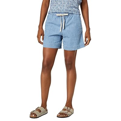 L.L.Bean Lakewashed Chambray Dock Shorts Women