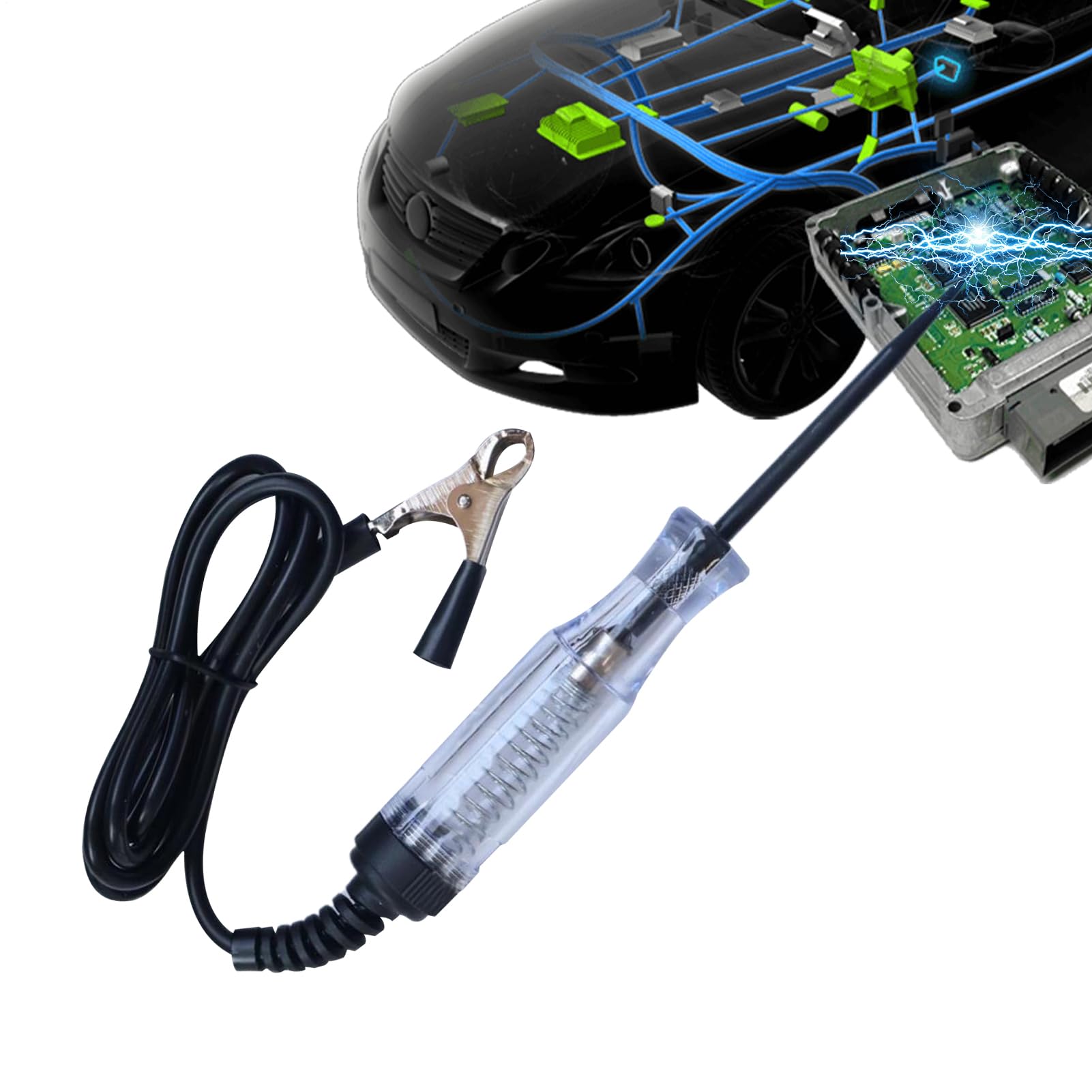 Testatore Circuiti Digitale - Tester Elettrico Veicoli - Strumento Per Veicolo Moto Barca Casa Presa Elettrica