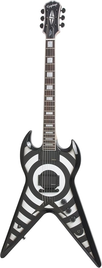 Amazon.com: Epiphone Zakk Wylde Bullseye ZV Outfit – Guitarra eléctrica :  Instrumentos Musicales