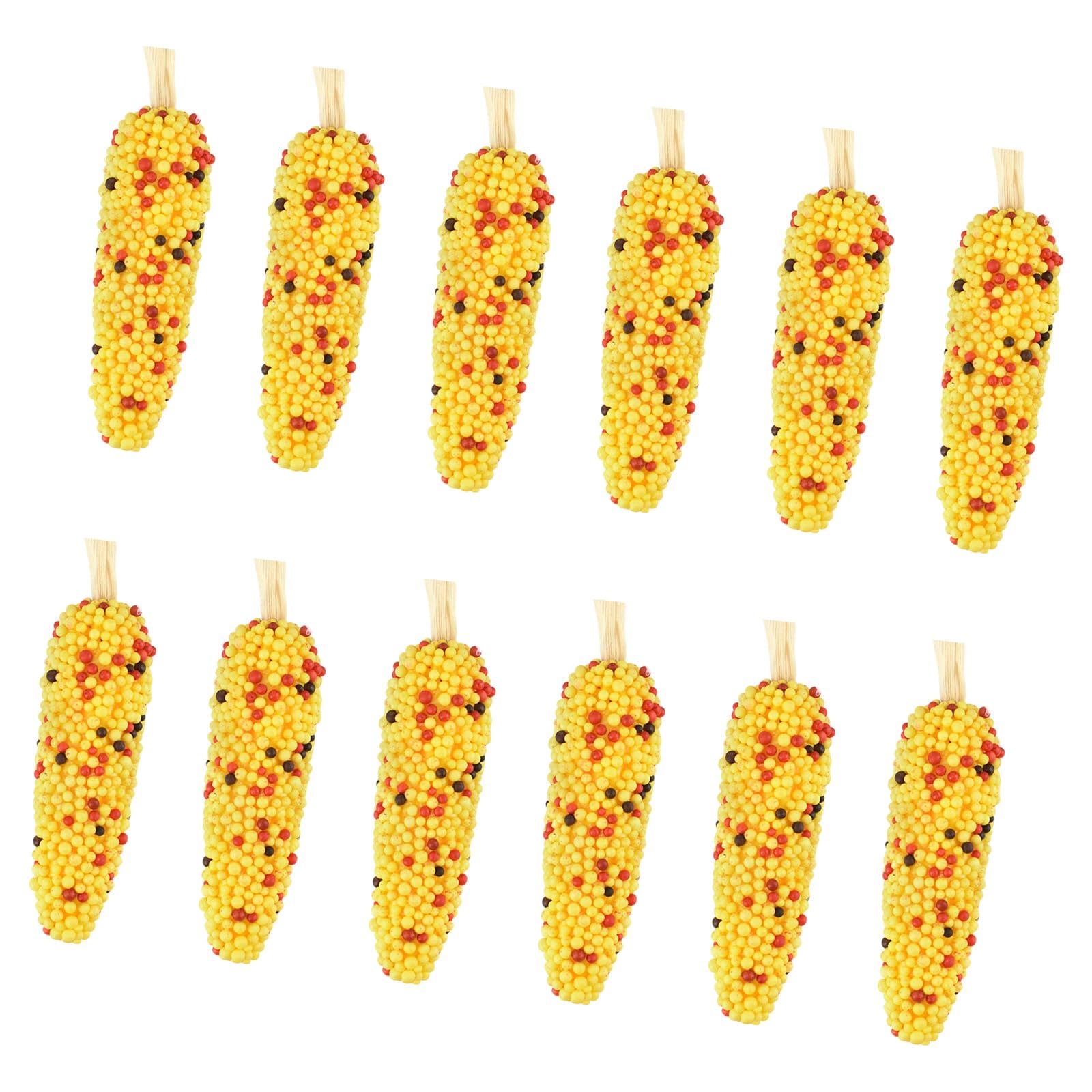 Buxuaaaa Cyclical Spume Corn Package of 12 Realistic Harvest Objects for Wrap Displays and Craft Undertakings Green Spume Corn Characteristics