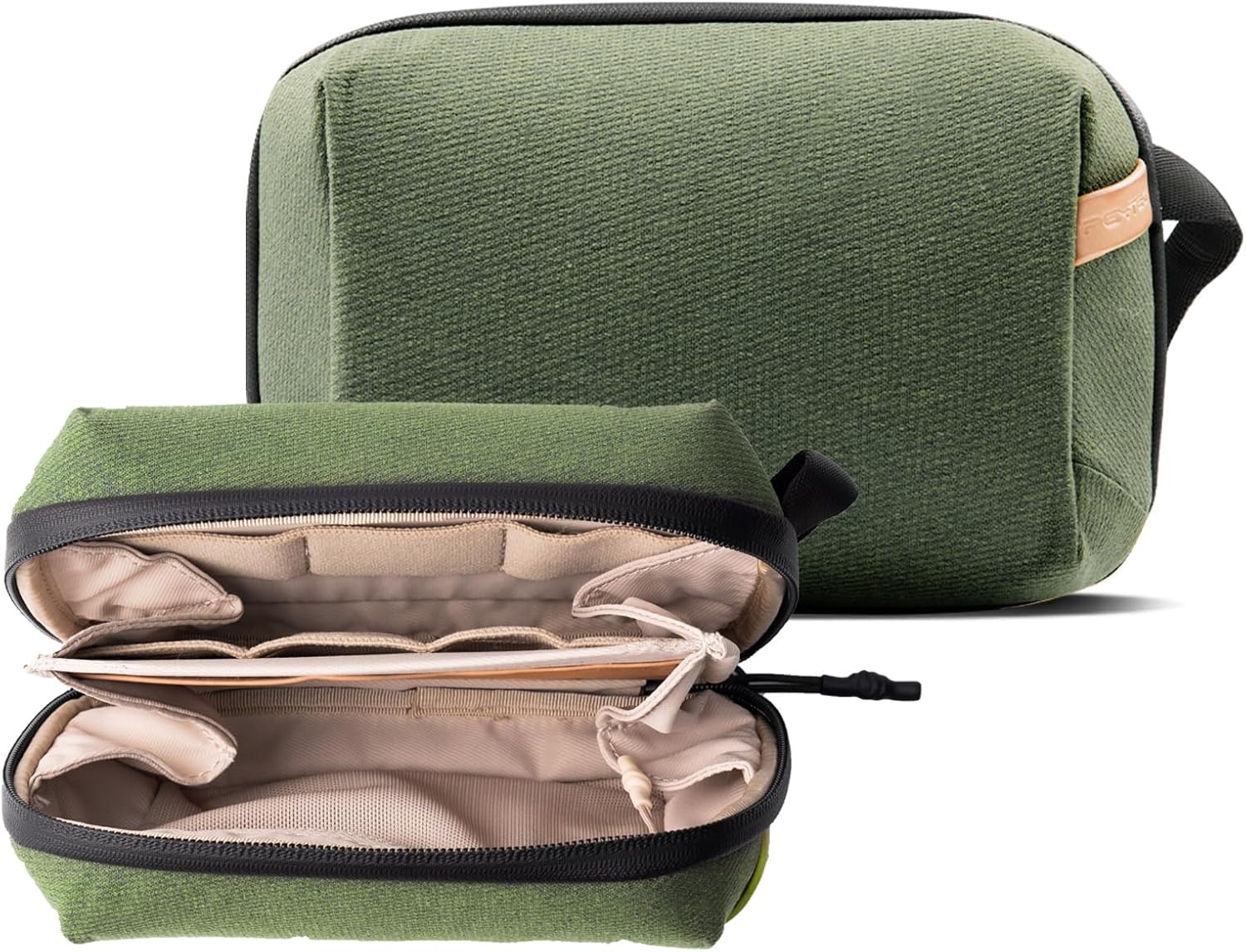 PGYTECH Mini Travel Tech Organizer, Waterproof Tech Pouch, Electronics Accessories Organizer Carrying Case, Organizer Bag for Cables, Cord, Phone Batteries, Charger, Photography SD Card, Green - Image 8