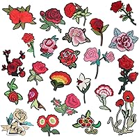 Vista 2 de Set surtido apliques bordado diseño parches para planchar o coser.