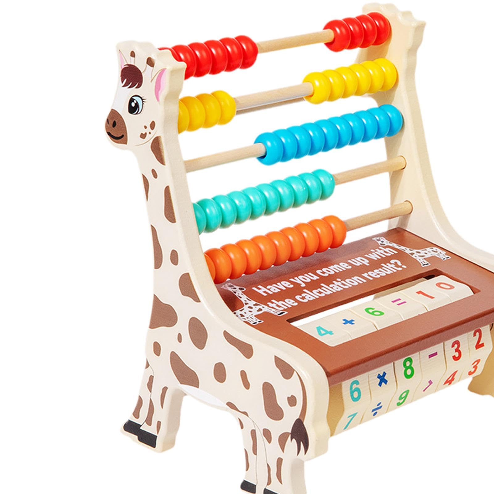 Générique Boulier En Bois, 5 Rangées, Jouet D'apprentissage Des Mathématiques pour Les Tout-petits âgés de