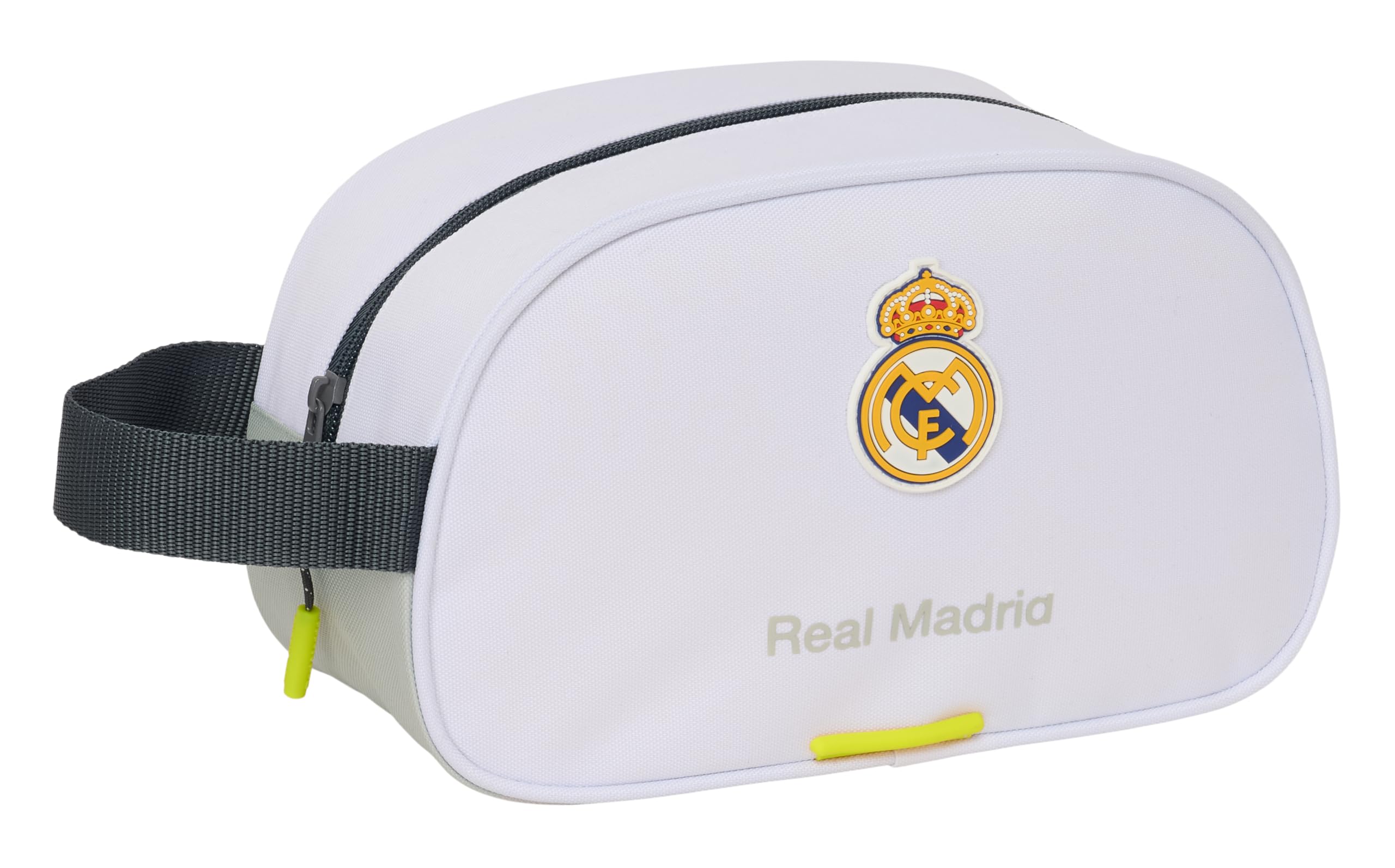 Safta Real Madrid EQUIPACIÓN 25/26 - Medium Children's School Toiletry Bag with Handle, Children's Toiletry Bag, Adaptable to Cart, Easy Cleaning, Comfortable and Versatile, Quality and Resistance, 26