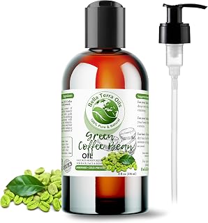 Bella Terra Oils - Green Coffee Bean Oil 8 oz - Celebrating the Aromatic Intensity of Green Oil, Filled with Essential Nutrients for a Refreshed Look