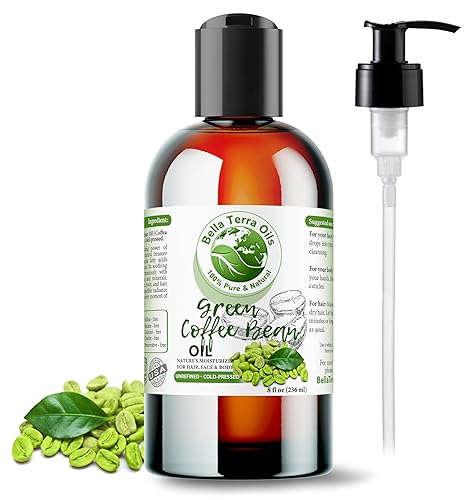 Vista 12 de Bella Terra Oils - Aceite de grano de café verde de 16 onzas - Aprovecha la pureza de los ingredientes del suero de café, enriquecido con ácidos
