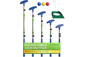 Kids' Putter - Adjustable, Extendable, Train with 3 Balls and a Cup