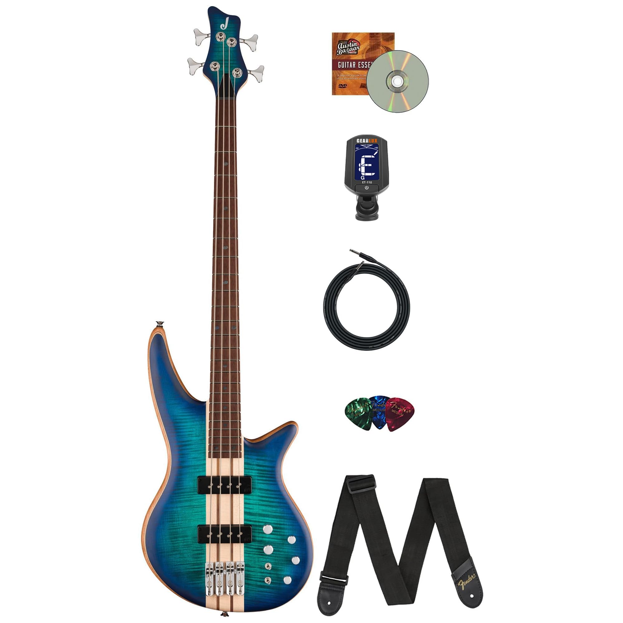 Amazon.com: Jackson Pro Series Spectra Bass SBFM IV Chlorine Burst