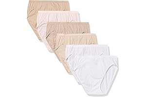 Women's High-Waisted Cotton Panties - 6-Pack Ultimate Comfort & Confidence