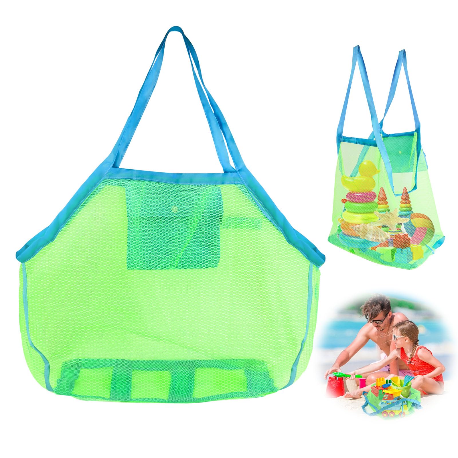Borsa Porta Giochi Spiaggia,Grande Portatili Pieghevoli Giochi Borsa, Borsa  a secchiello da spiaggia Giochi Tote per Mare Piscina Barca giocattoli :  Amazon.it: Casa e cucina