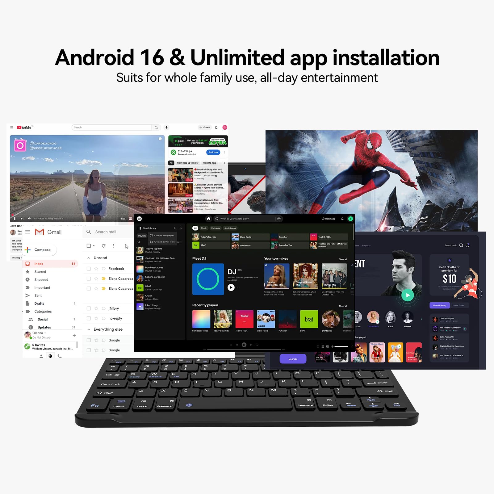 Amazon.com : Tablet-11 inch Android 16 Tablet,4G Cellular+5G WiFi