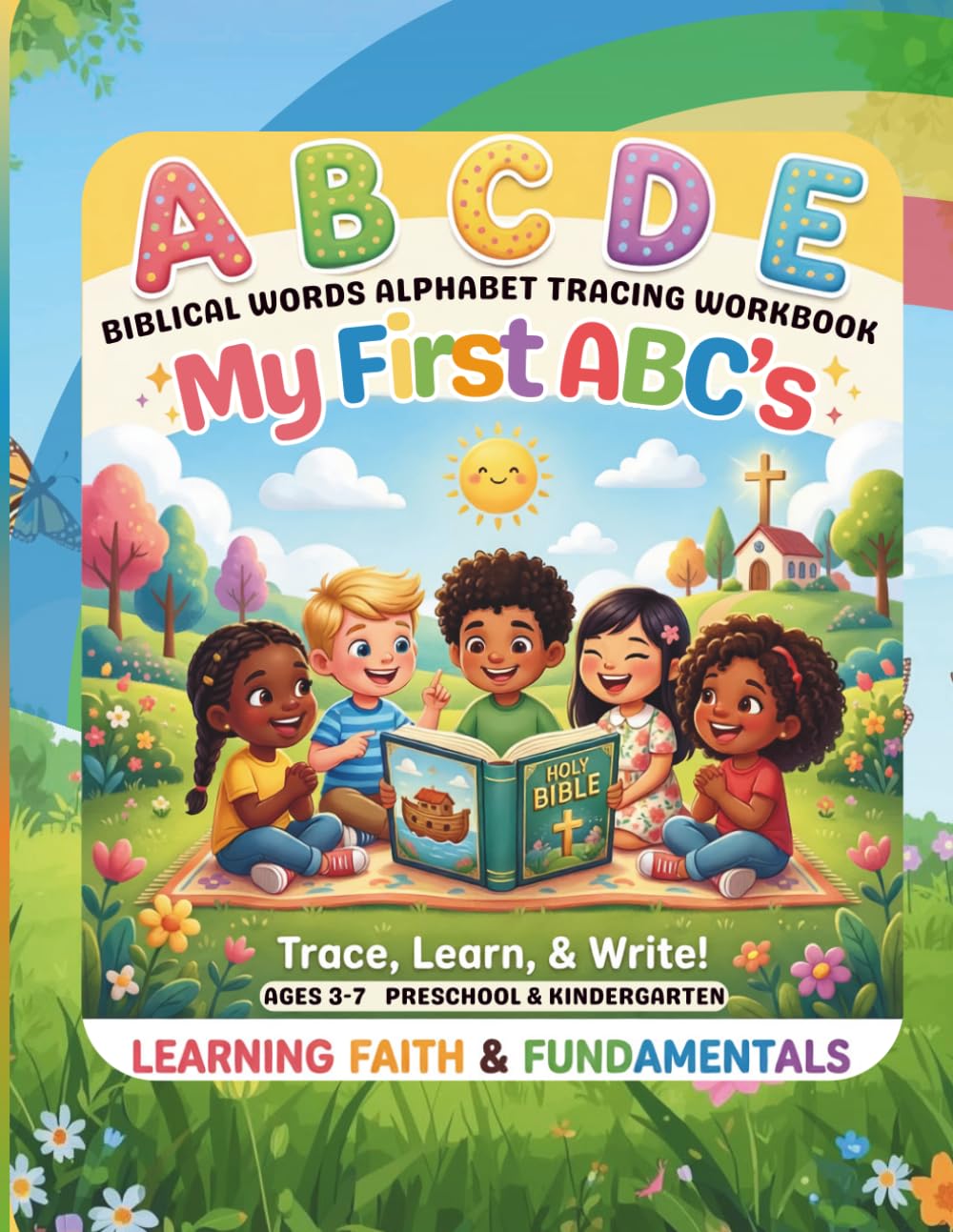 Biblical Words Alphabet Tracing Workbook