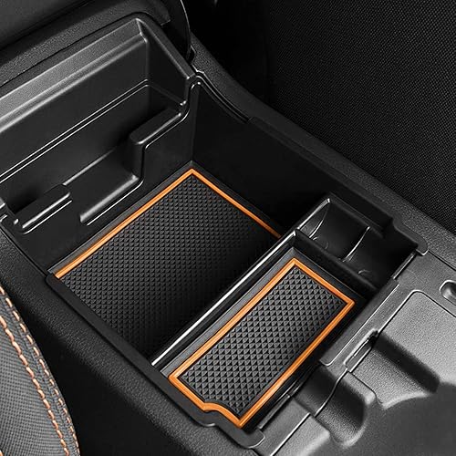 Miniatura 2 de auovo Organizador de consola central para Subaru Crosstrek e Impreza 2018, 2019, 2020, 2021, 2022, 2023, bandeja de almacenamiento secundaria para