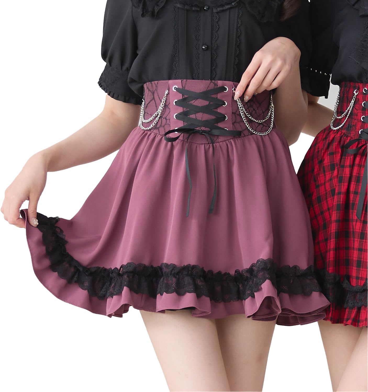 Amazon.co.jp: [ディアマイラブ] 地雷系 服 スカート チェーン