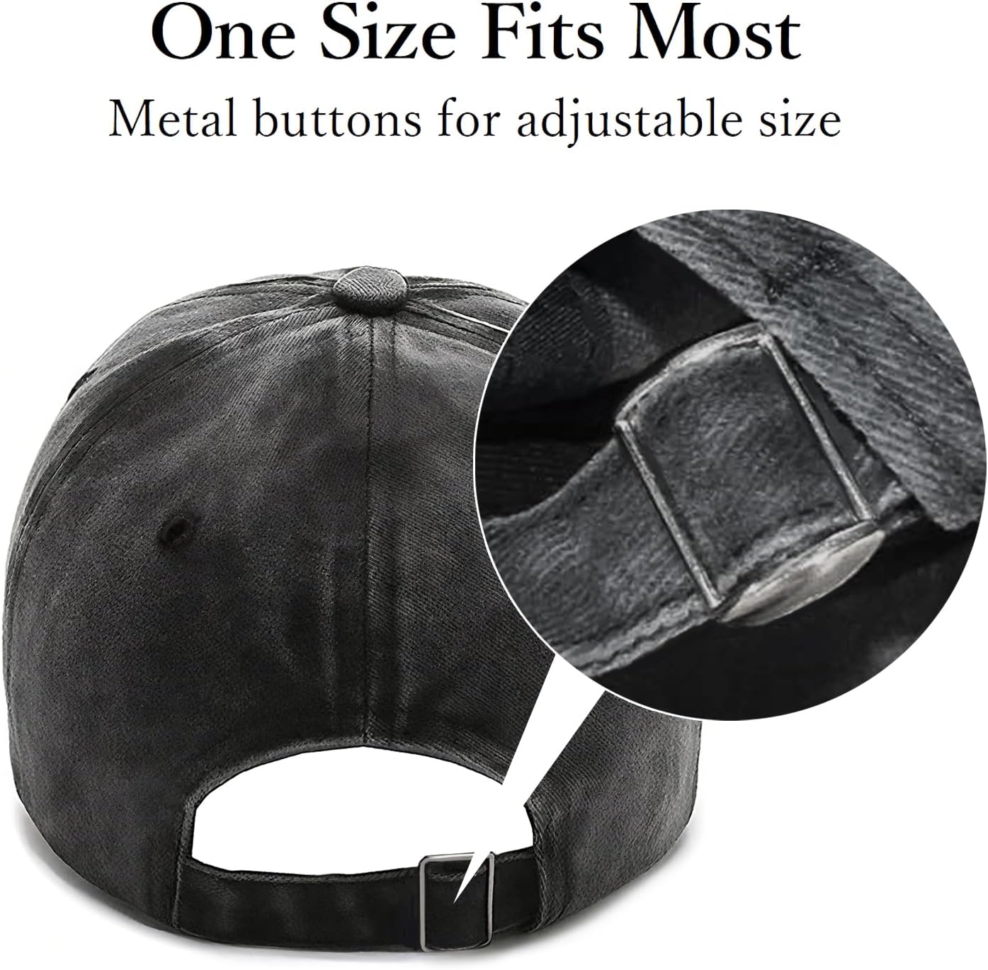 Fashion Cool Baseball Cap Funny Embroidered Trucker Flatbill Hat, Birthday Gifts for Men Women