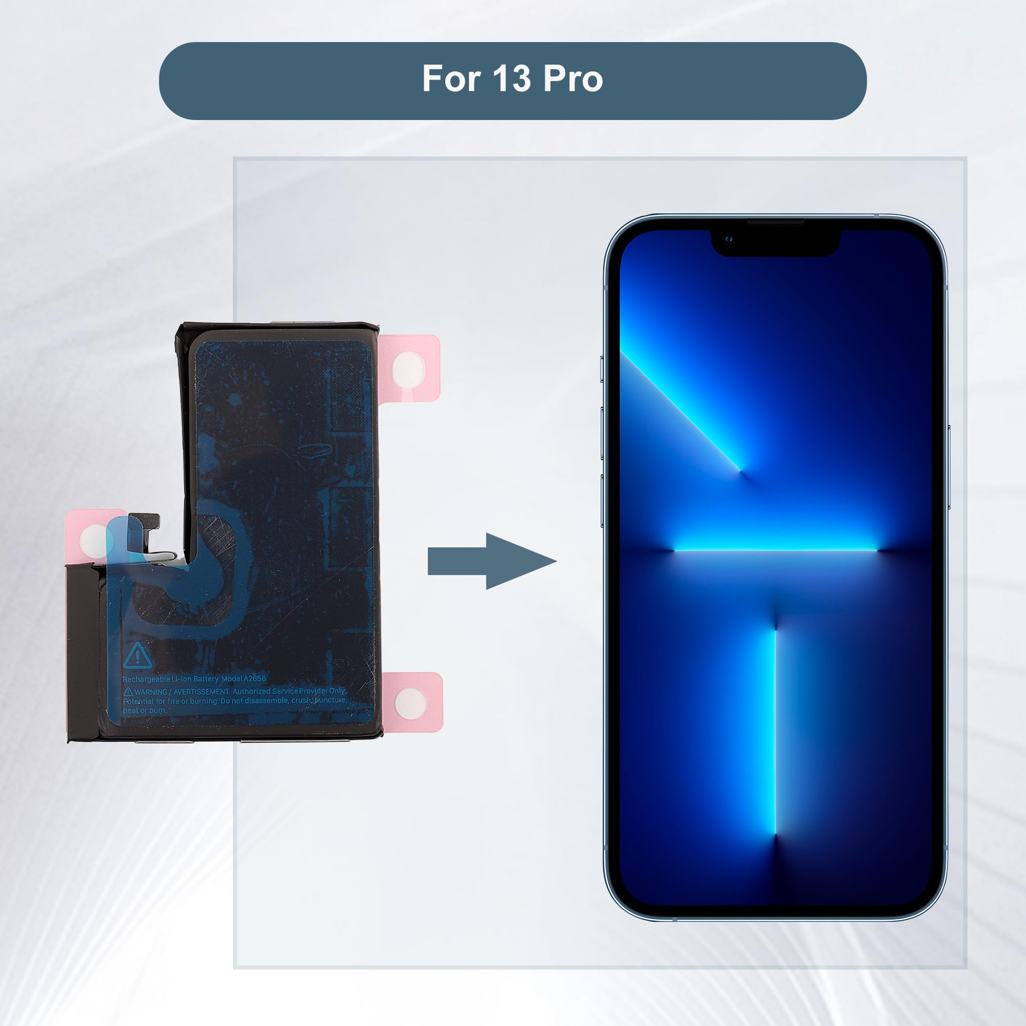 ア*ス様 iPhone13 256GB バッテリー76% Amazon | cDraFixit For iphone13 バッテリー交換 3350mAh: iい