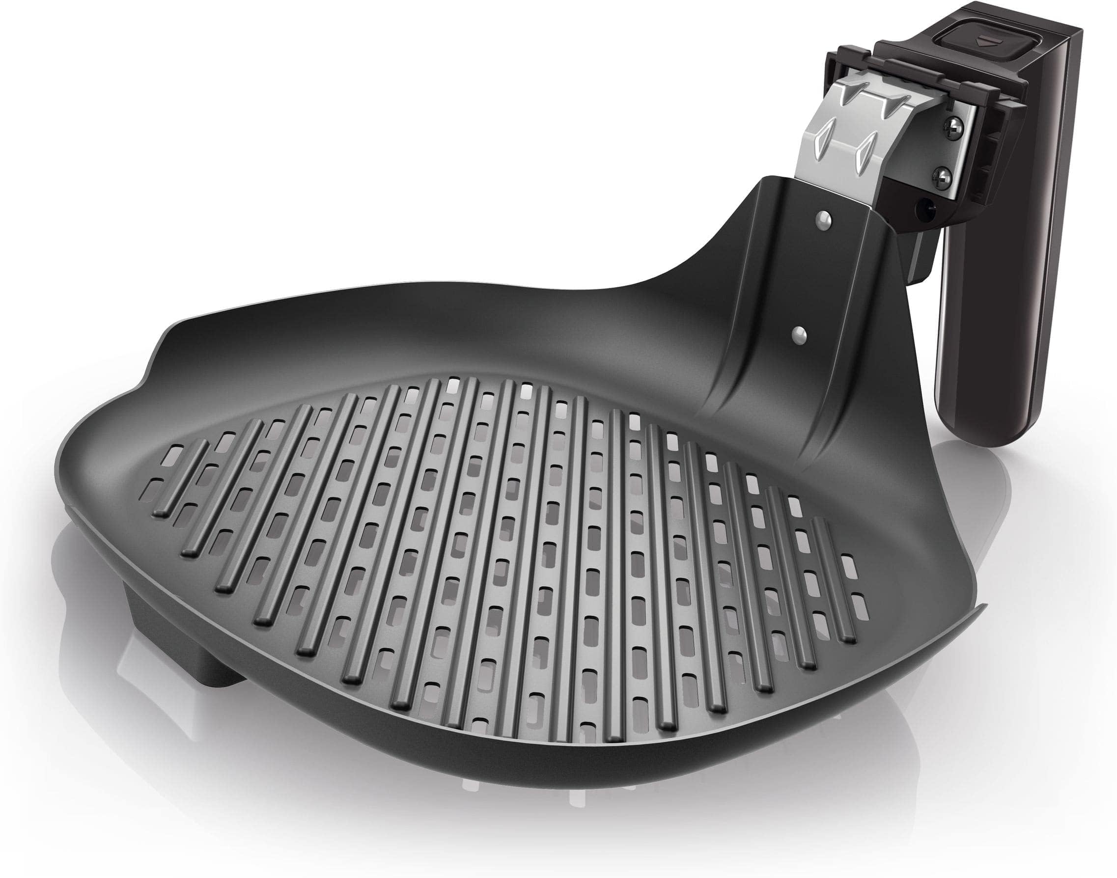 Philips Hd9910/20 Grillpfannenzubehör Viva Collection Airfryer Grill Pan Accessory, Aluminum, Black, 2 Year Warranty, One Size