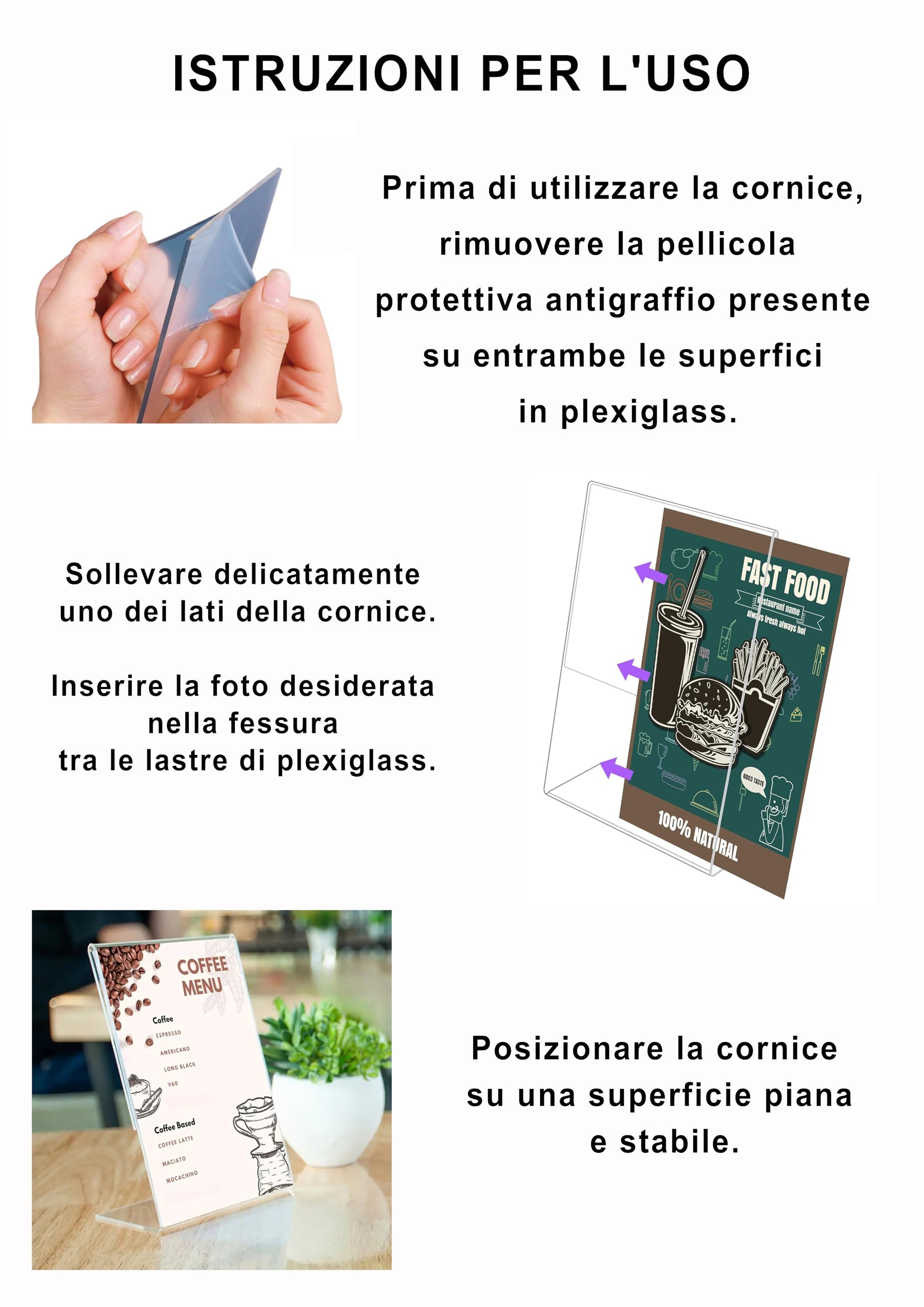 Sourcing Map 10 Fogli Di Plastica Trasparente 30,5 X 20,3 X 0,0 Cm - Foto 4