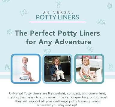 Kalencom Universal Potty Liners - Disposable Potty Liners for Toddlers (Universal, 36, Count)