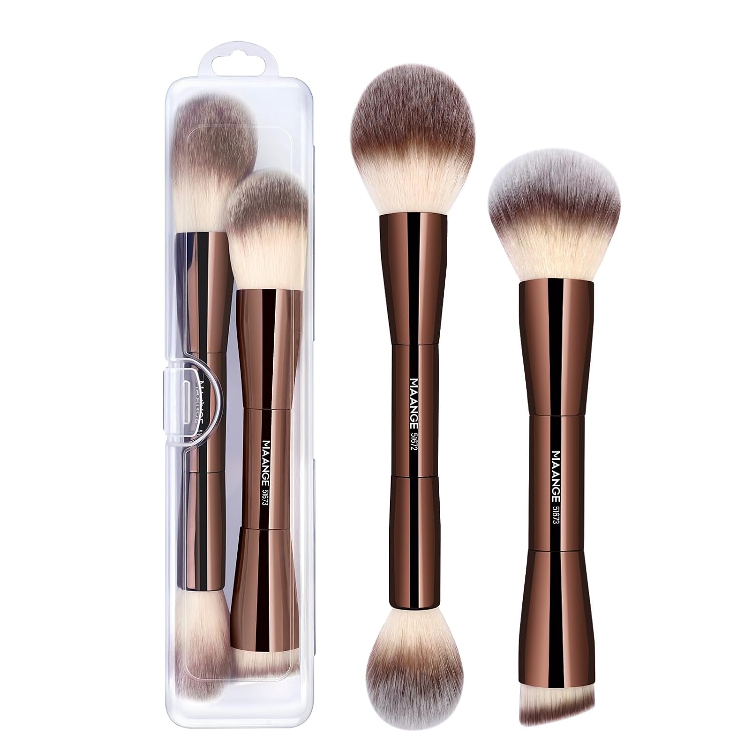 MAANGE Foundation Makeup Brushes Set - Blending & Buffing