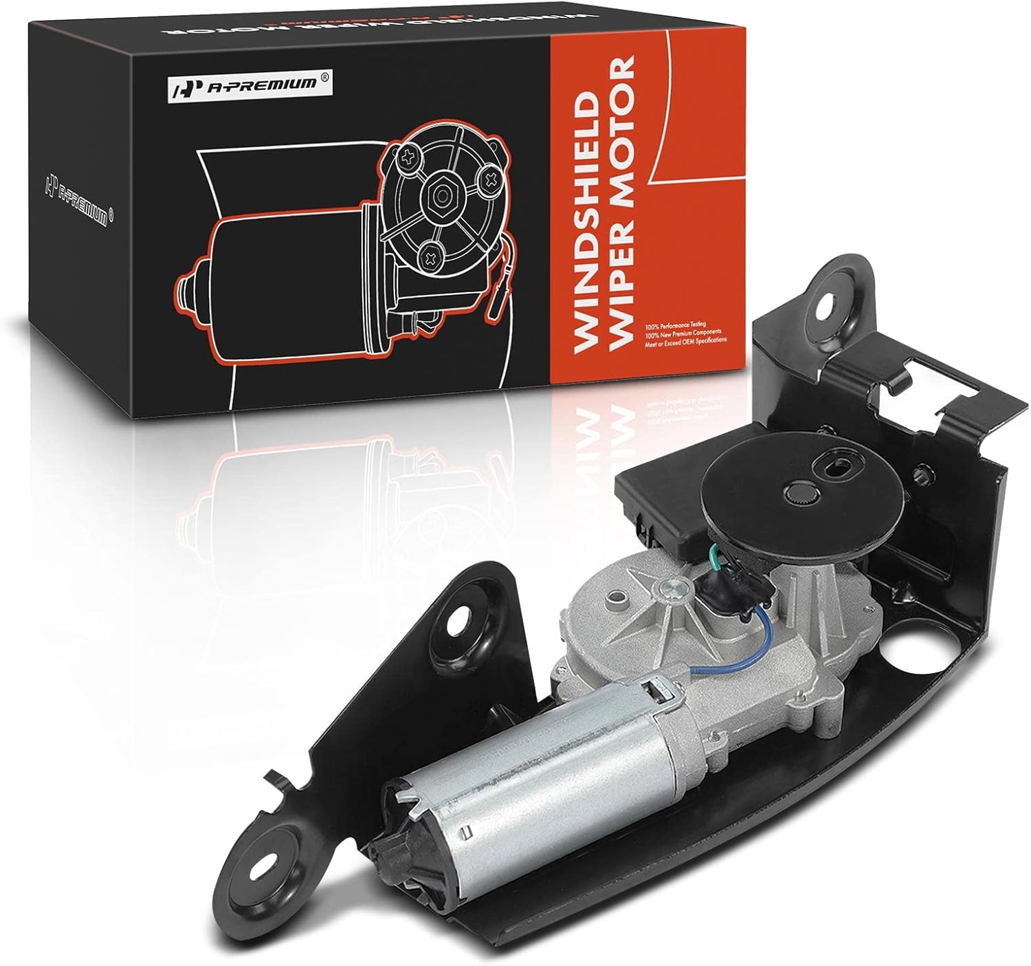 A-Premium Rear Windshield Wiper Motor Compatible with Ford Expedition 2003-2008 & Lincoln Navigator 2003-2008, 8-Pin, Replace OE# 2L1Z17508BA, 6L1Z17508AA