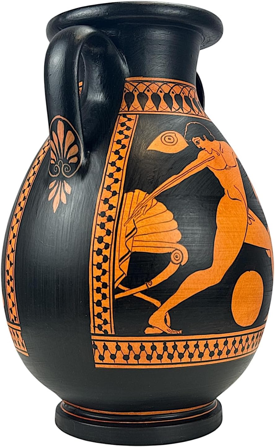 Handmade Greek Pentathlon Vase Christie’s Replica Ancient Ceramic Art