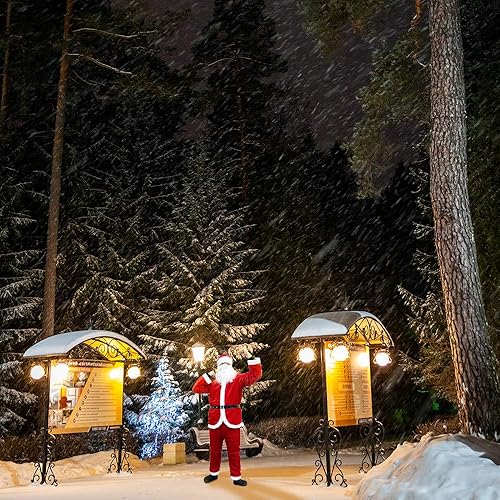 Miniatura 7 de Traje de Papá Noel, disfraz clásico de franela de terciopelo de Navidad para hombre