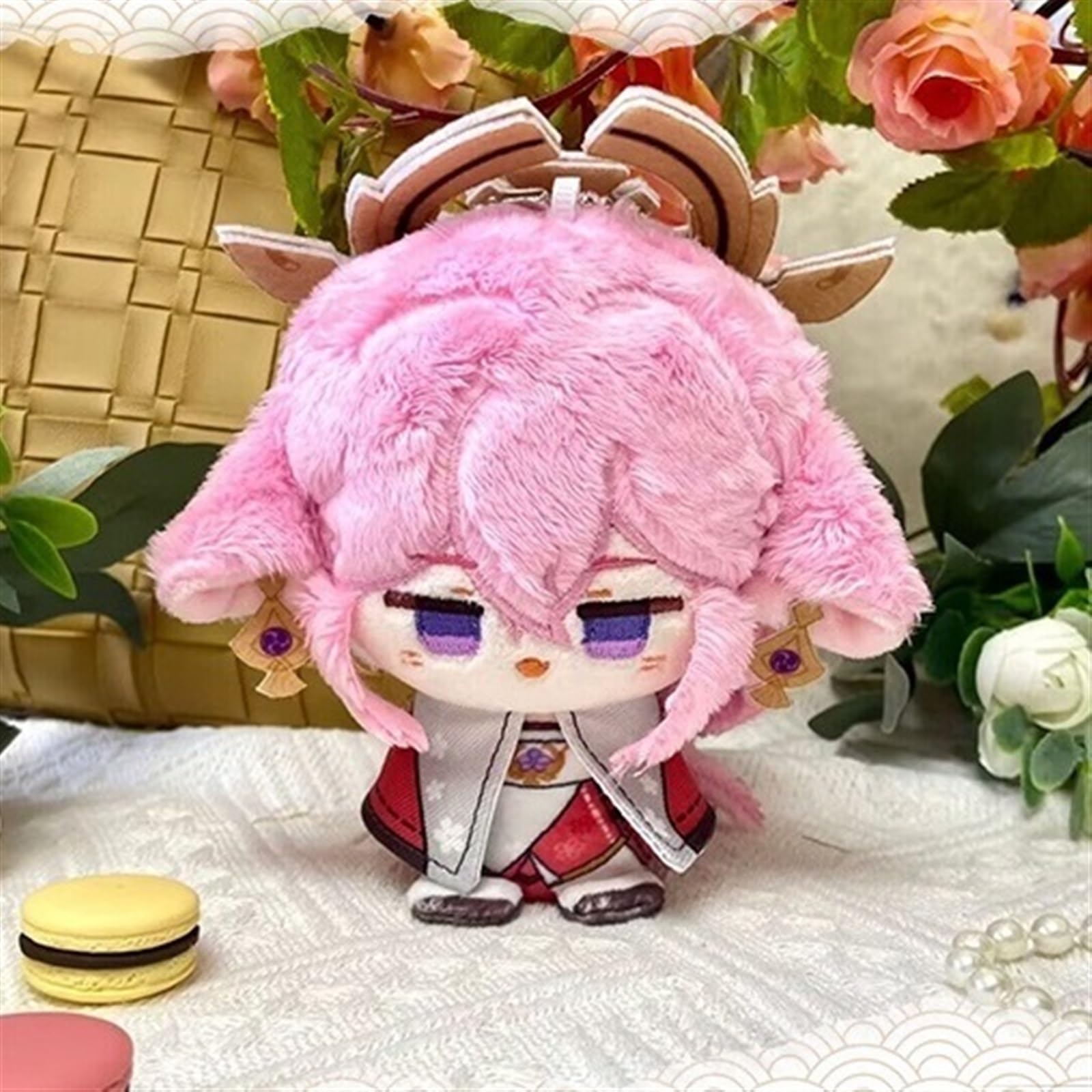 Yae Miko Pluche figuur schattige zachte knuffeldieren Game Characker