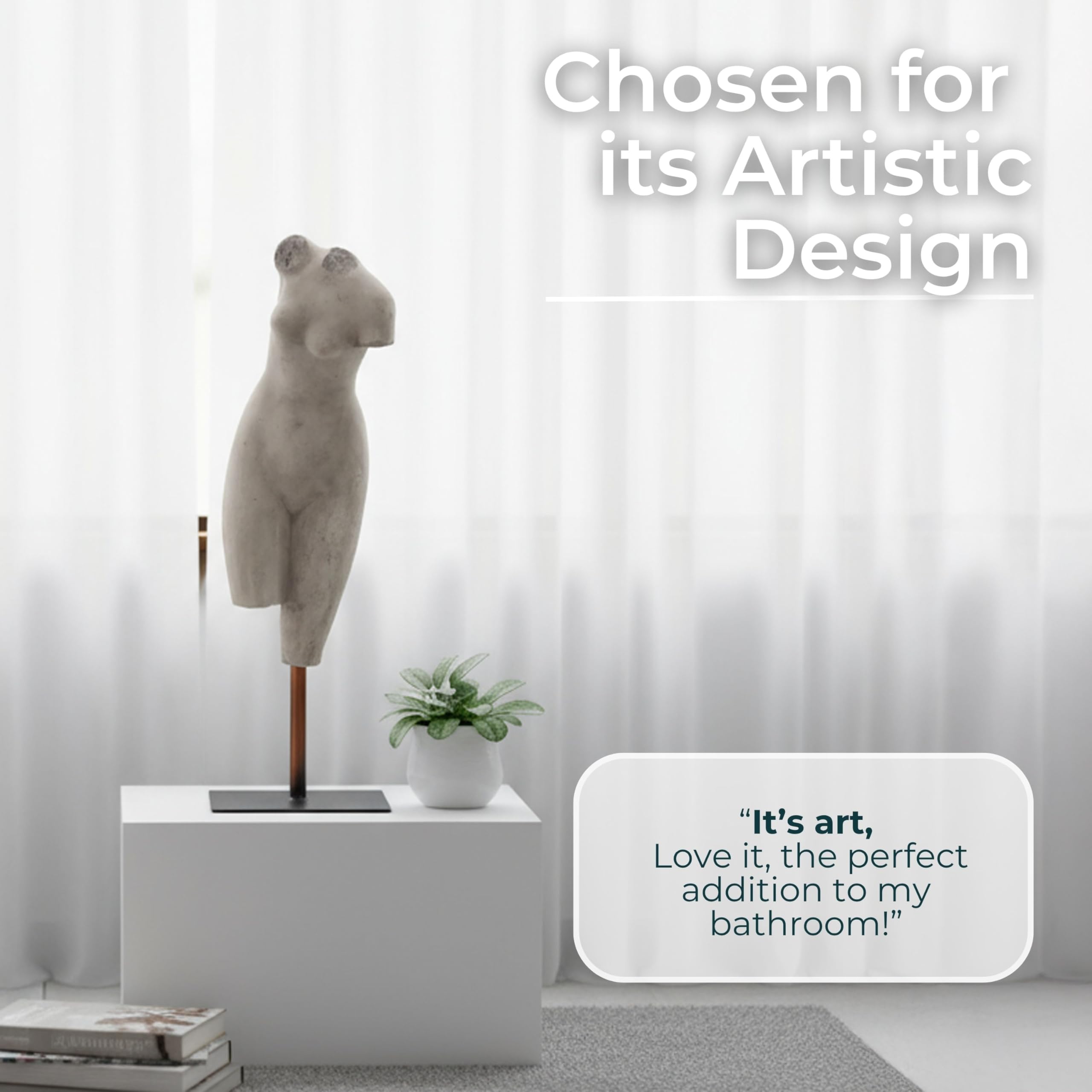 Amazon.co.jp: 26インチの胴体彫刻 - 現代的な抽象的な装飾ホーム