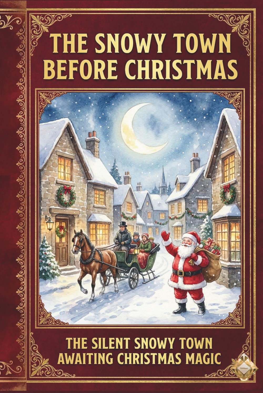 The Snowy Town Before Christmas: The Silent Snowy Town Awaiting Christmas Magic
