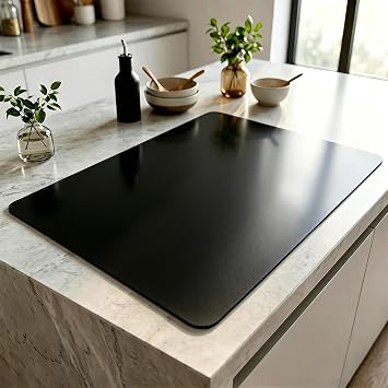 Silicone Mats,Large Silicone Heat Resistant Mat, Nonslip Mats for Kitchen Counter, Countertop Protector, Nonstick Waterproof Craft Table Placemat 36 x 24Black