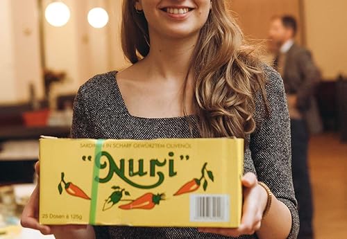 Miniatura 6 de NURI Sardinas portuguesas en aceite de oliva especiado - Paquete de 4 - (latas de 4.4 onzas)