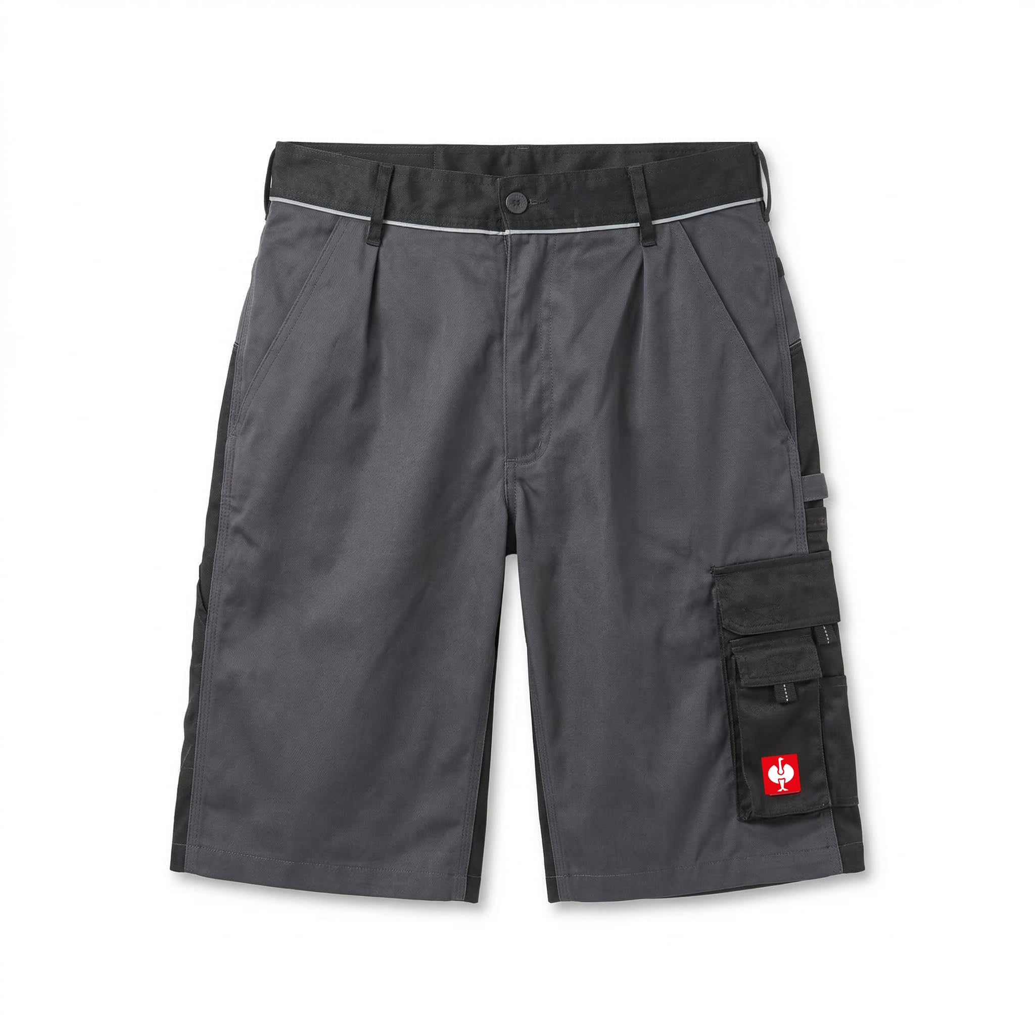 Engelbert Strauss e.s.Image Short de travail résistant pour homme avec de nombreuses poches, taille élastique et coutures renforcées