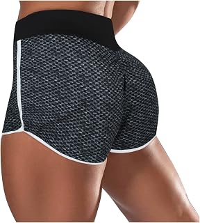 Shorts Womens Gym High Waisted Athletic Quick Dry Biker Shorts Sexy Butt Lift Comfy Running Shorts with Pockets