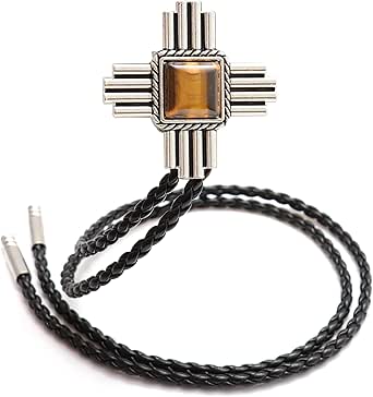 Amazon: Stone Bolo Ties for Men Western - Handmade 3D Bolo Tie