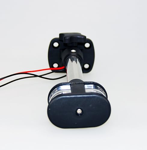 Miniatura 7 de Anclaje plegable para barco marino, poste de aluminio con luz esterlina, color blanco cálido