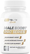 Male Boost PRO Series - The Ultimate Male Supplement - Pills for Men Fast Acting Blood Flow for Manhood, Muscle, Strength, Stamina - Overall Test Level Support - HornyGoatWeed + 8 More - 60 Capsules