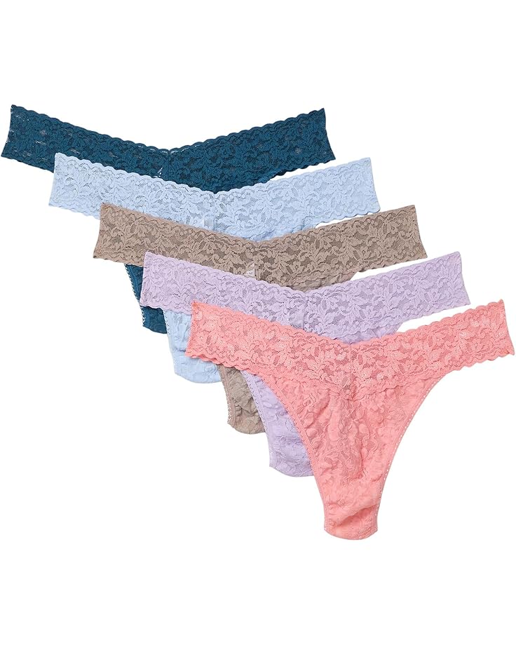 Hanky Panky 5-Pack Signature Lace Original Rise Thong - Main View