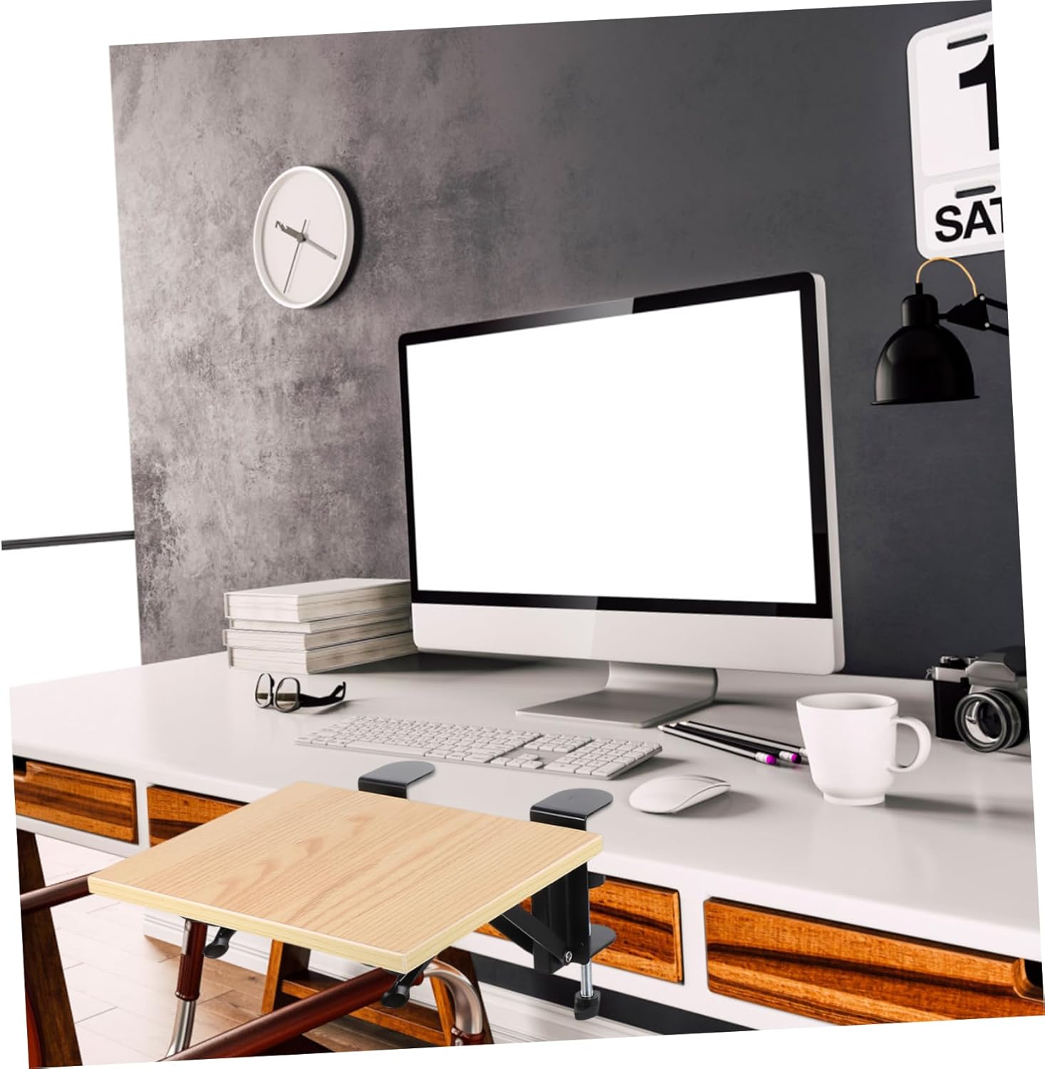 jojofuny Desk Mouse Pad Wrist Rest Arm Support for Computer Arm Rest Stand Random Color