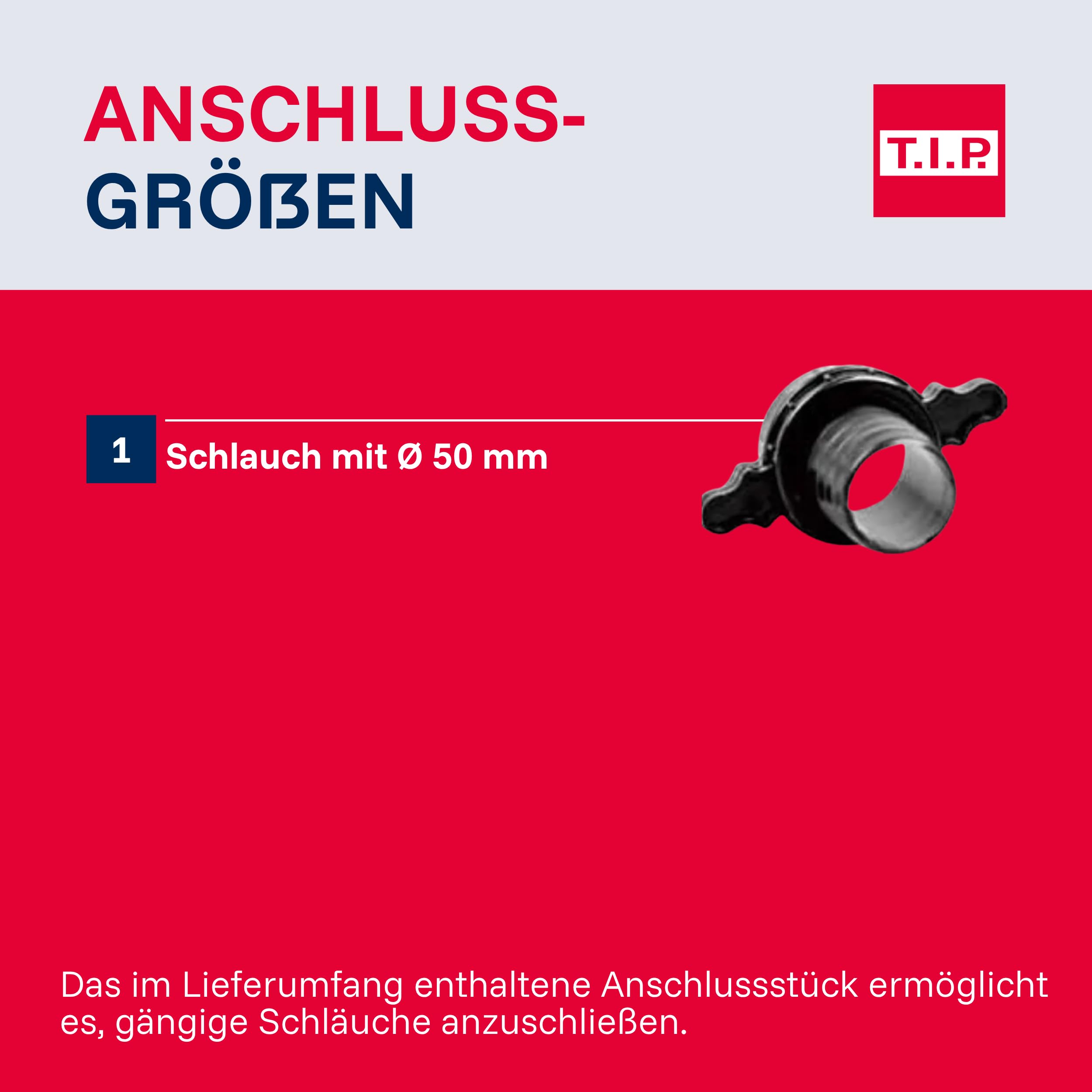 T.I.P. Benzin Wasserpumpe - Motor Gartenpumpe (30.000 l/h Fördermenge, 30 m Förderhöhe, 3,0bar Druck, max. 3,85kW (5,2PS) Leistung, Ölmangelsicherung, 4-Takt-Motor, Rückschlagklappe) LTP 500/30, 30197
