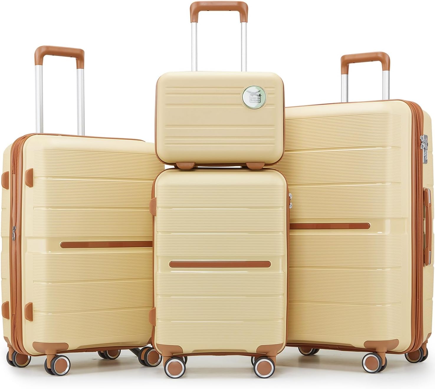 TRAVELEO Lightweight Family Travel Suitcase Set