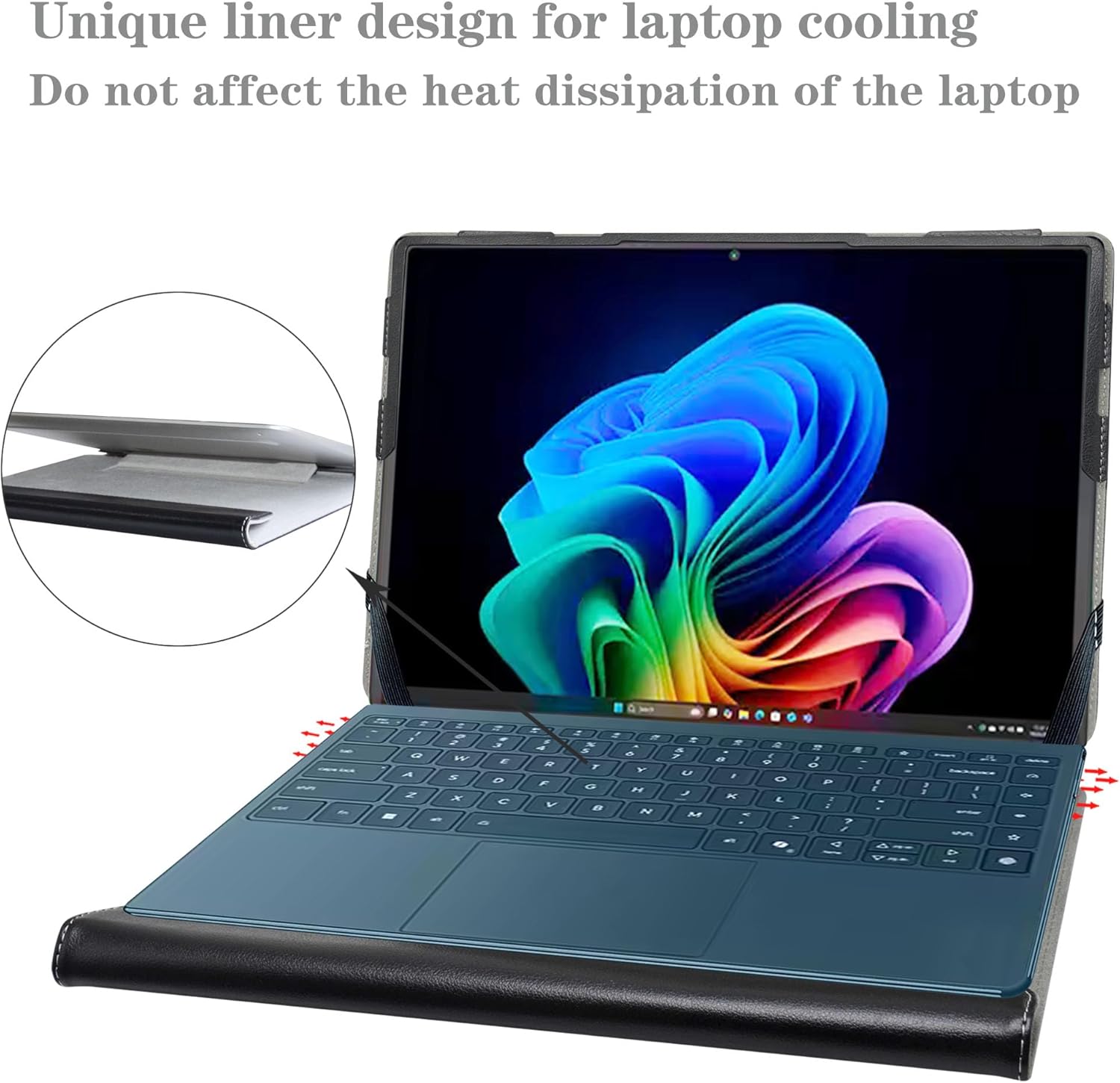 Alapmk Protective Case for 14" Lenovo Yoga Slim 9i 14 Gen 10/Yoga Slim 9 14 Gen 10/Yoga Slim 9 14ILL10(Not fit Yoga Slim 9i 14 Gen 9/Gen 8),Black