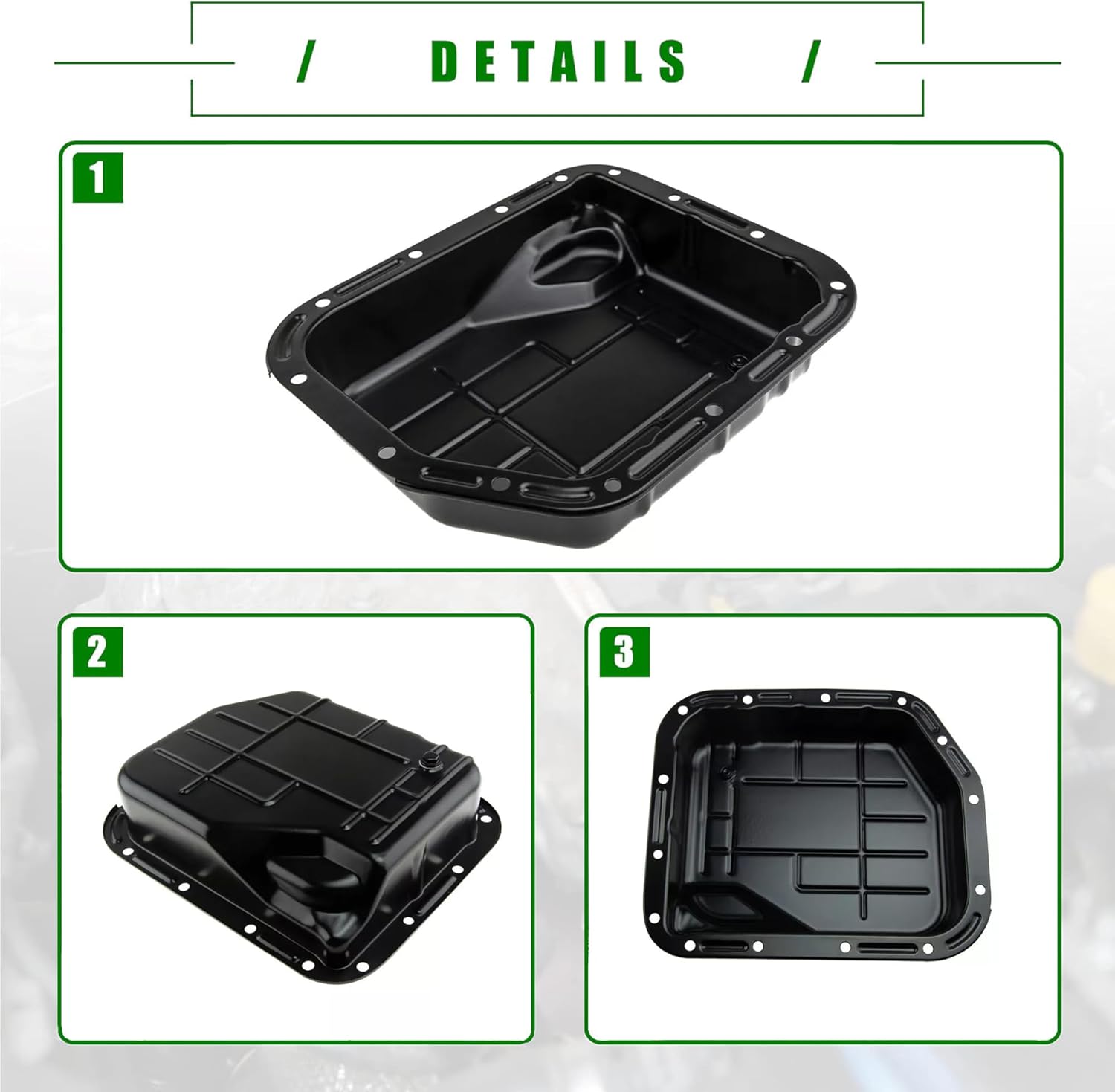PartsFlow Automatic Transmission Oil Pan Compatible with Dodge Ram 1500 Dakota Durango B1500 B2500 B150 D150 W150 and Jeep Grand Cherokee 1990-2004, Replacement 265-839