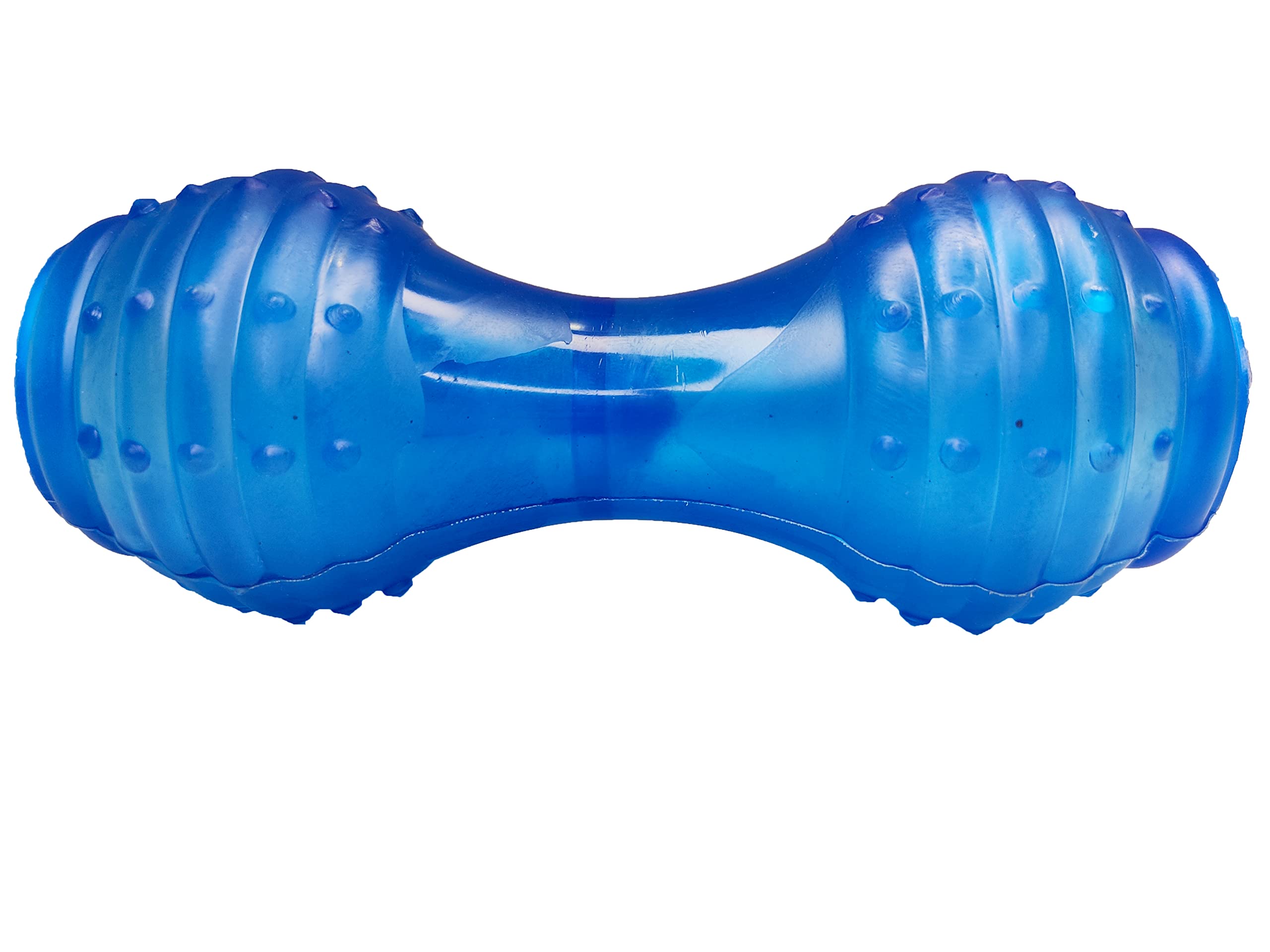 Chullbull Pet Products Non Toxic Silicone Rubber Flexible Dumbbell Shaped Hollow Dog Puppy Teething Chew Toy Increases Jaw Strength Small Medium Large Breed,Sky Blue (B0B9BP289P) Amazon Price History, Amazon Price Tracker