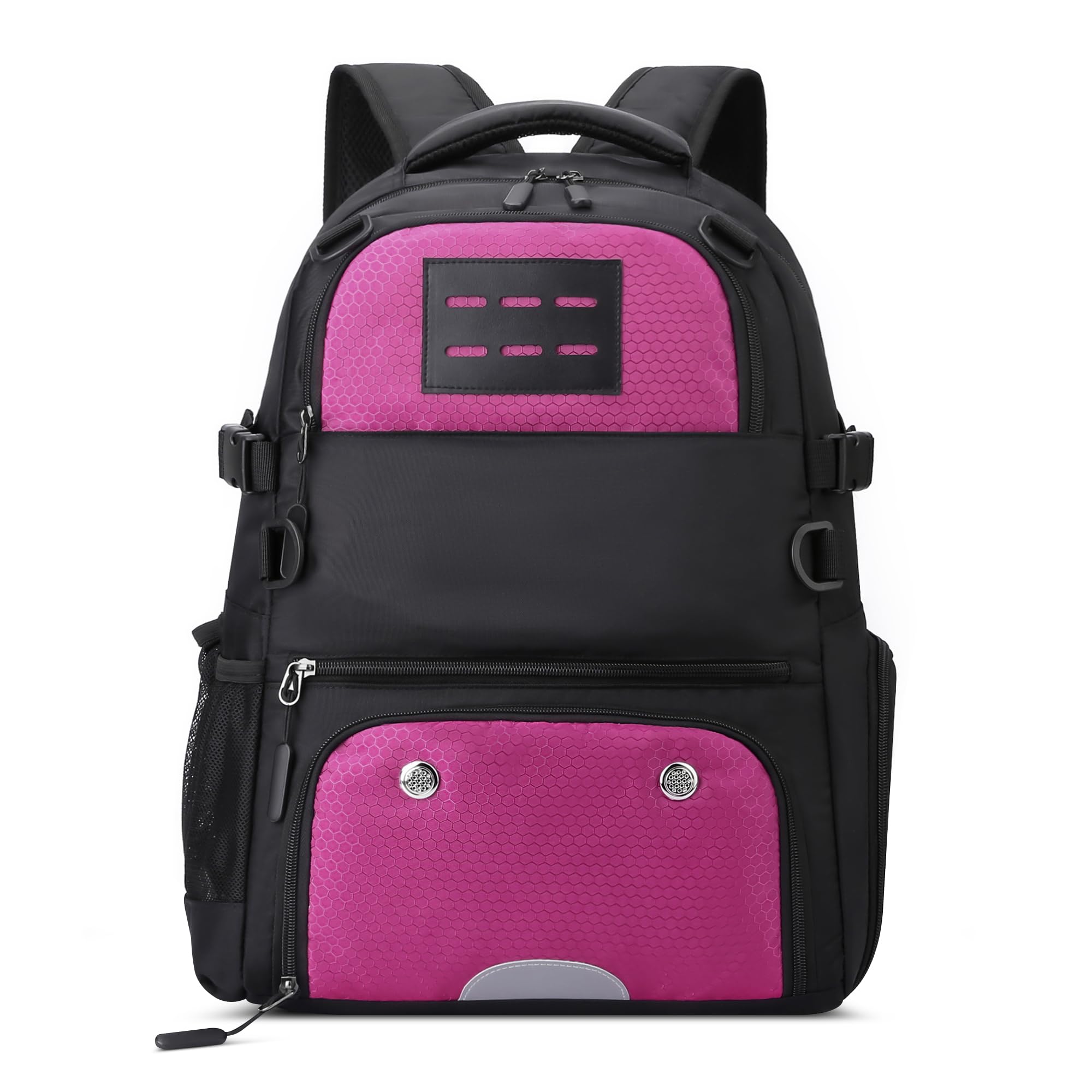 VARLIVOO Mochila de Baloncesto para Hombre Gran Mochila de Fútbol con Portaballón y Compartimento para Zapatos Bolsa de Baloncesto Mochila Gimnasio Bolsa Deportiva para Voleibol Escuela Viaje Rojo
